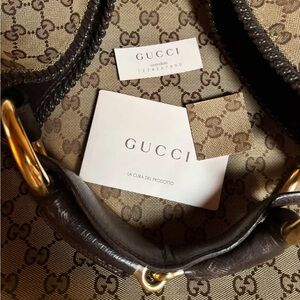 Gucci horsebit hobo bag purchased in Rodeo Drive.  Perfect y2k. Large size